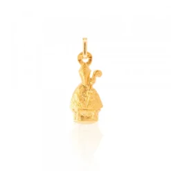 Colgante San Fermín Oro 20mm Personalizable