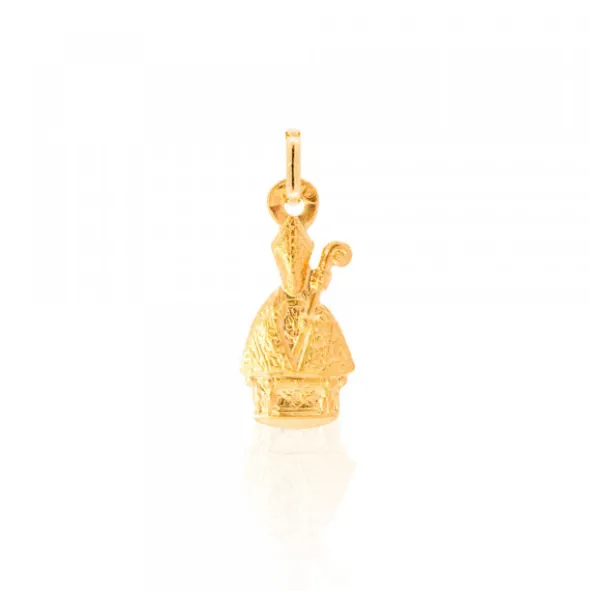 Colgante San Fermín Oro 20mm Personalizable