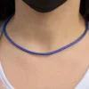 Cordón de Cuero Azul