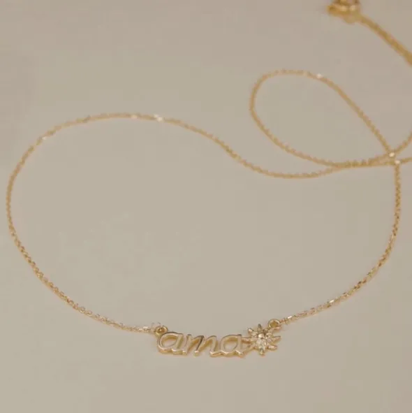 Gargantilla Ama Oro 18kt.