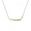 Gargantilla Identidad Plata Dorada Personalizable