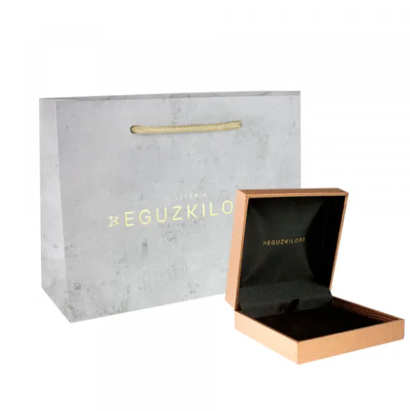 Gargantilla 2 Iniciales Oro y Motivo Eguzkilore