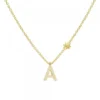 Gargantilla Inicial Oro con Cadena 40cm
