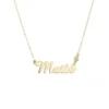Gargantilla Izena 5 Letras Oro 18kt. Personalizable