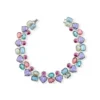 Gargantilla Queen Plata y Cristales Multicolor