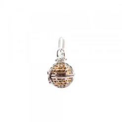 Llamador de Ángeles Notas Musicales con Bola Dorada y Mariposa Personalizable