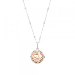 Llamador de Ángeles Árbol de La Vida Cobre Cadena
