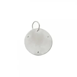 Medalla Eguzkilore Oro Blanco 18mm