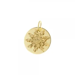 Medalla Eguzkilore Oro 18mm