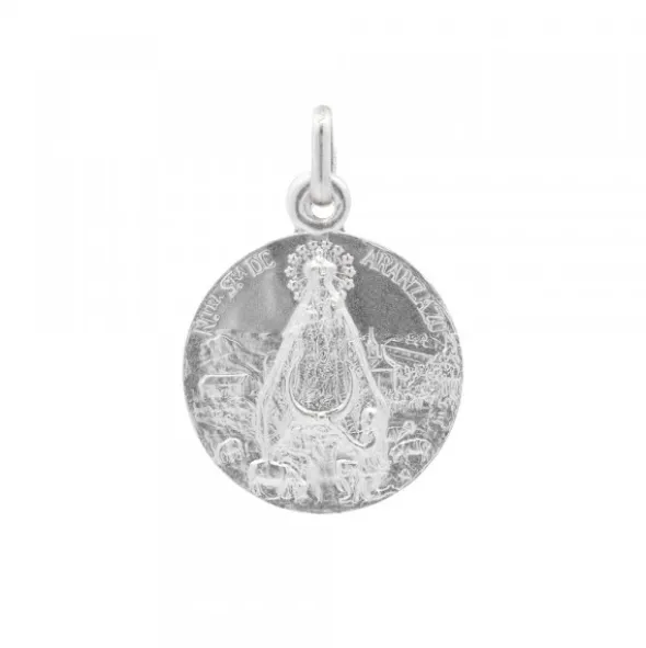 Medalla Virgen Aranzazu Plata 20mm