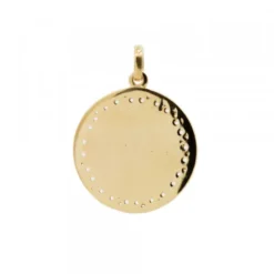 Medalla Virgen de Begoña de Plata Dorada Personalizable