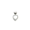 Mini Colgante Corazón y Eguzkilore Plata