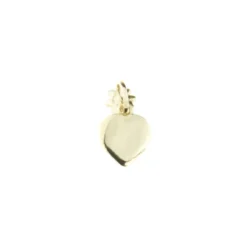 Mini Colgante Corazón y Eguzkilore Plata Dorada