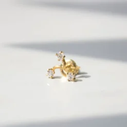 Mini Trepador Oro con Circonitas