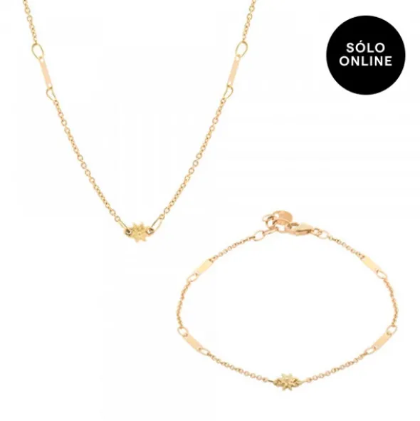 Pack Gargantilla y Pulsera Oro Eguzkilore