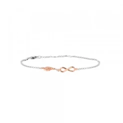 Pack Madre e Hija Pulsera Infinito Eguzkilore Rosa