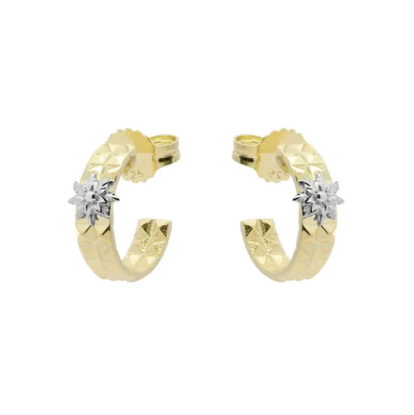 Pendientes Aro Aiora Plata Dorada 20mm