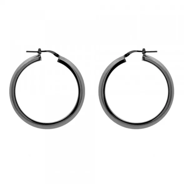 Pendientes Aro de Rutenio 30mm