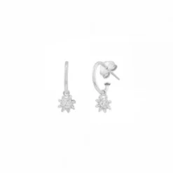 Pendientes Aro Eguzkilore Plata 10mm