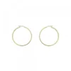 Pendientes Aro Entorchado Plata Dorada 20mm