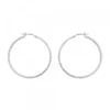 Pendientes Aro Entorchado Plata 45mm