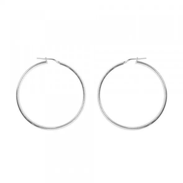 Pendientes Aro Grande de Plata 45mm