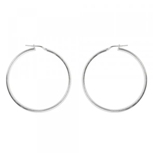 Pendientes Aro Grande de Plata 50mm