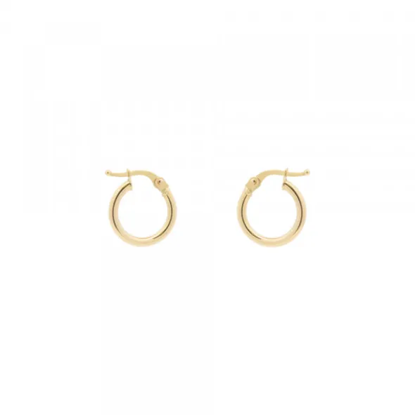 Pendientes Aro Oro Amarillo 18kt.
