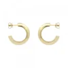Pendientes Aro Plata Dorada 18mm