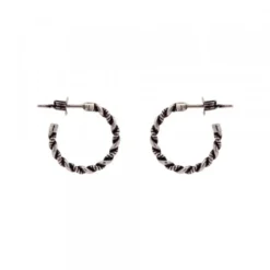 Pendientes Aro Twist Plata 15mm