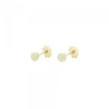 Pendientes Bebé Bola Oro Amarillo 3mm
