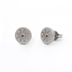 Pendientes Black Rutenio y Circonita Negra