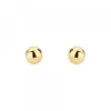 Pendientes Bola Oro 6mm