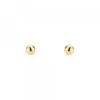 Pendientes Bola Oro 3mm
