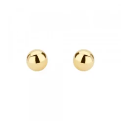 Pendientes Bola Oro 7mm