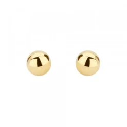 Pendientes Bola Oro 8mm
