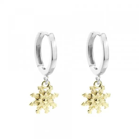 Pendientes Cripa Aro Eguzkilore Bicolor 13mm