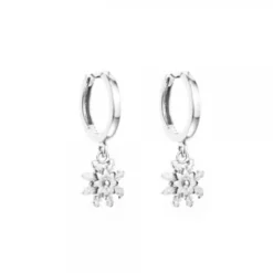 Pendientes Cripa Eguzkilore Plata 13mm