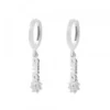 Pendientes Cripa Letras Ama Plata 11mm