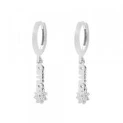 Pendientes Cripa Letras Ama Plata 11mm