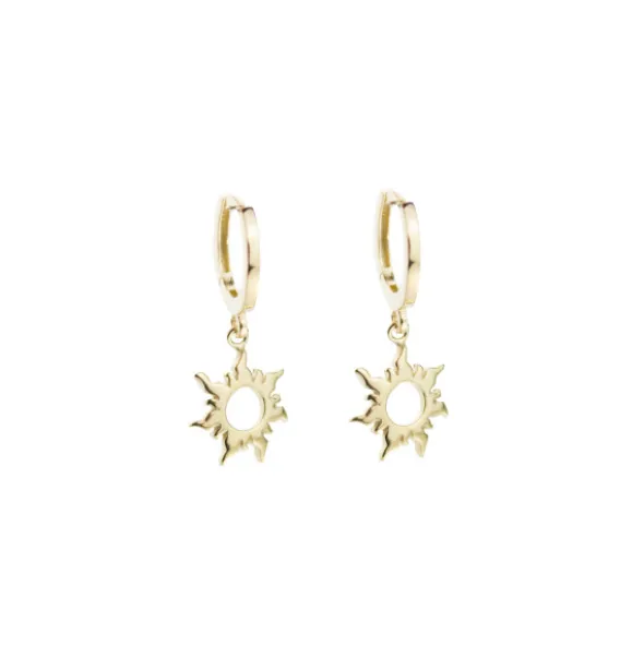 Pendientes Cripa Mountain Plata Dorada
