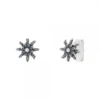 Pendientes Eguzkilore Plata Envejecida 11mm