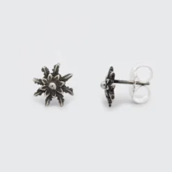 Pendientes Eguzkilore Plata Envejecida 11mm