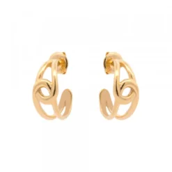 Pendientes Hariak Entrelazado Dorado 20mm
