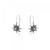 Pendientes Hippy Eguzkilore Plata Envejecida