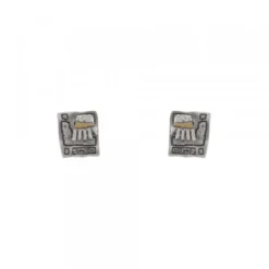 Pendientes Irulegi Plata y Lámina de Oro