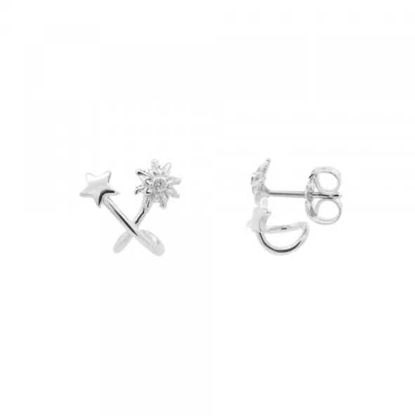 Pendientes Izarra Plata