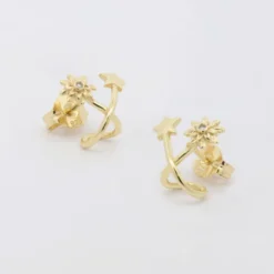Pendientes Izarra Plata Dorada