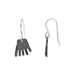 Pendientes Largos Mano de Irulegi de Rutenio