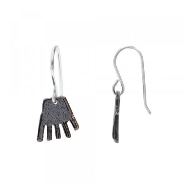Pendientes Largos Mano de Irulegi de Rutenio